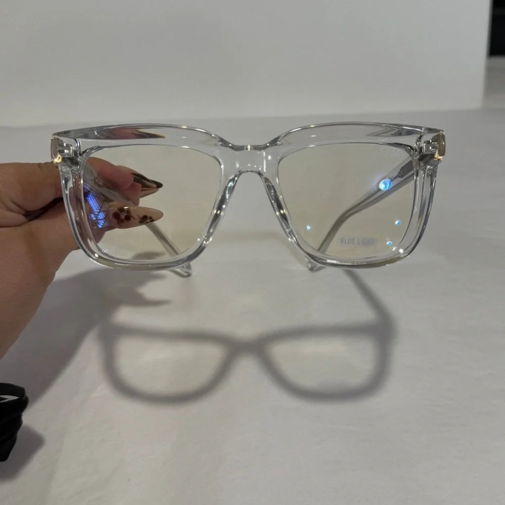 Nwt Quay Australia Transparent Glasses Beveled - Picture 5 of 9